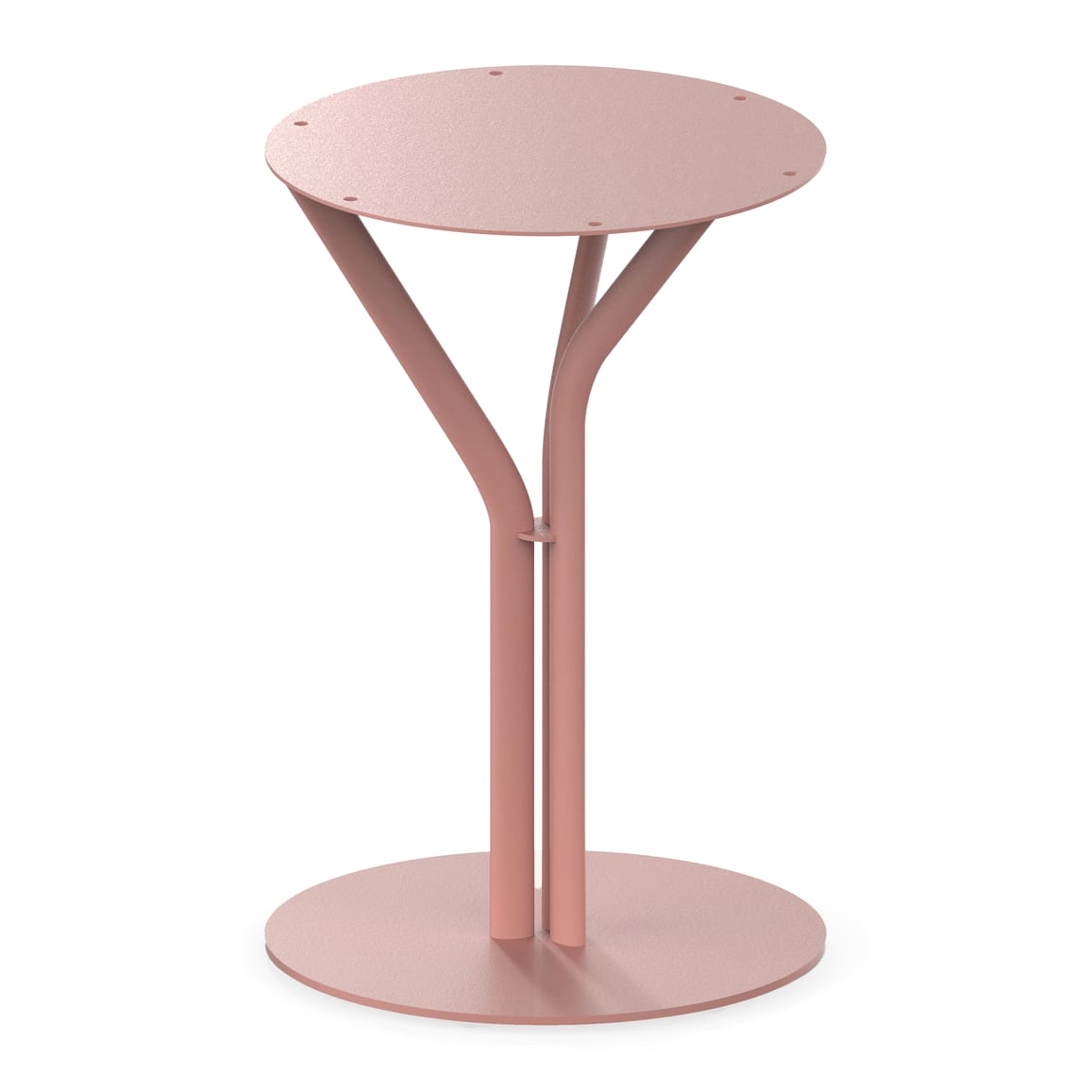 Eko Dining Table Base-DIA500 (AL), table base, view 1 of 3