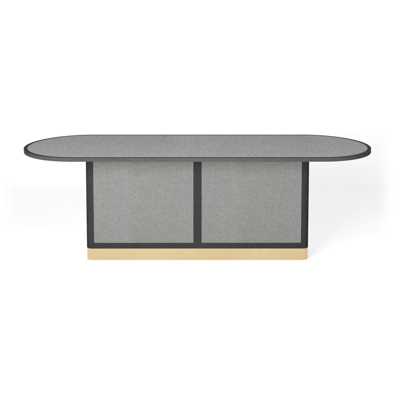 Kurin Communal Rounded End Bar Table (Closed Base) - 3000, bar table, view 1 of 3