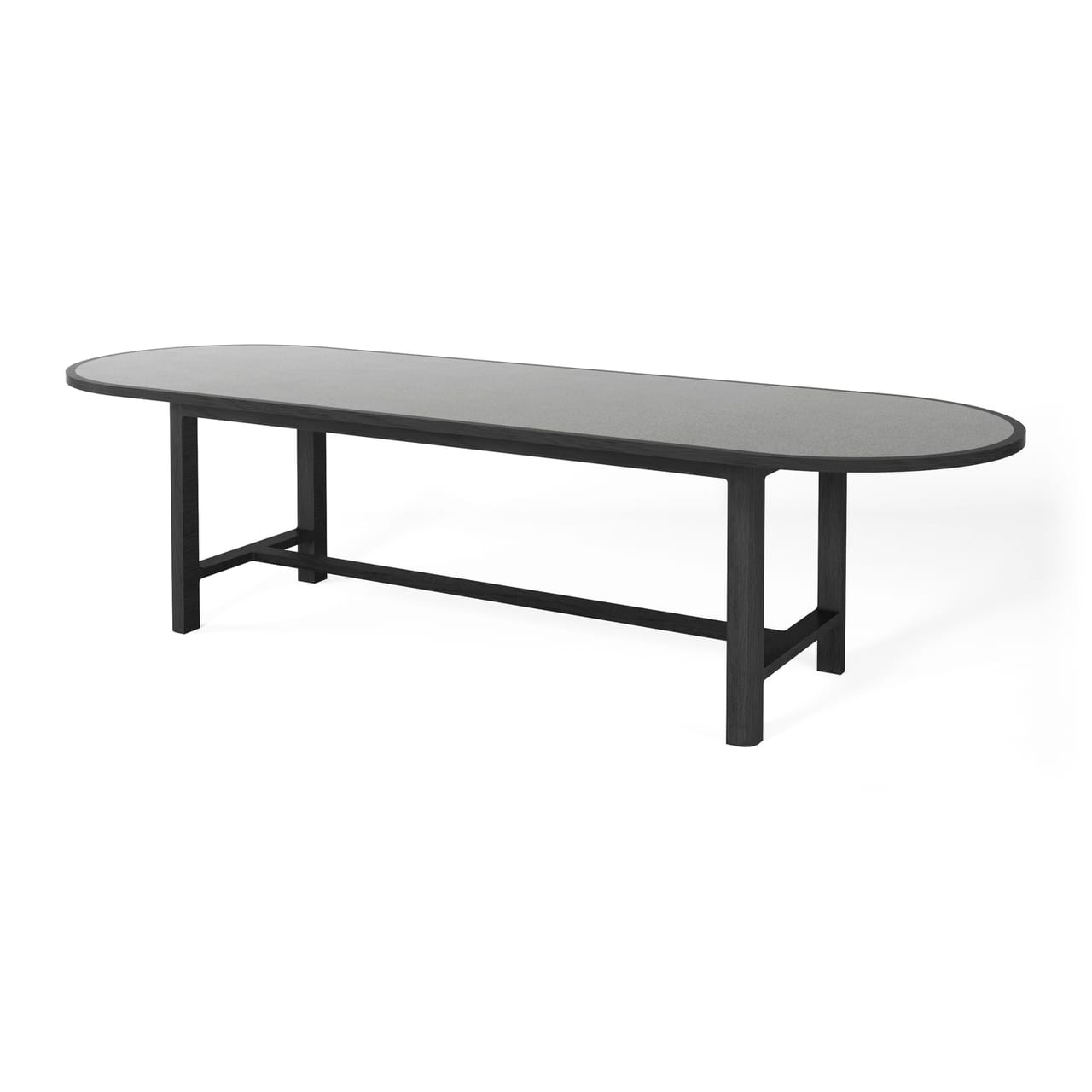 Kurin Communal Rounded Ends Table (Framed Base) - 3000, communal table, view 1 of 3