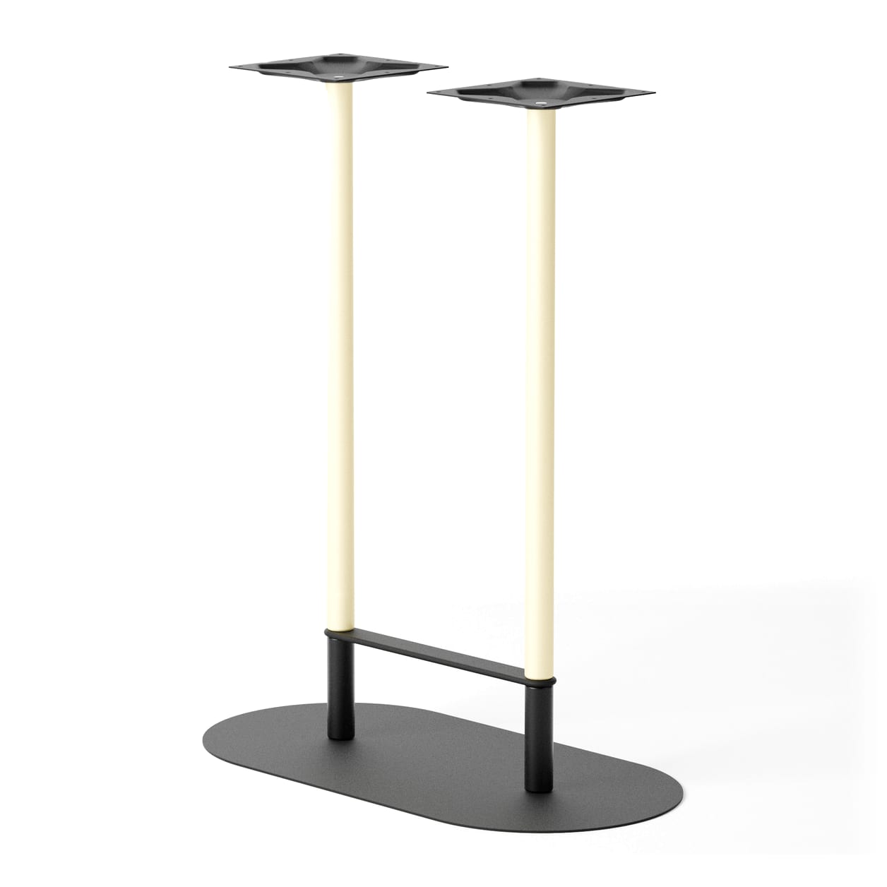 Martes Bar Table Base - H1100 mm Double, table base, view 1 of 3