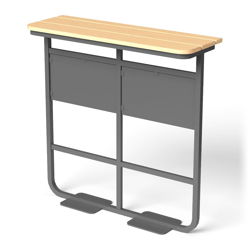 Tobi High Table - 1100 x D450 mm (With Panel), bar table, view 1 of 3