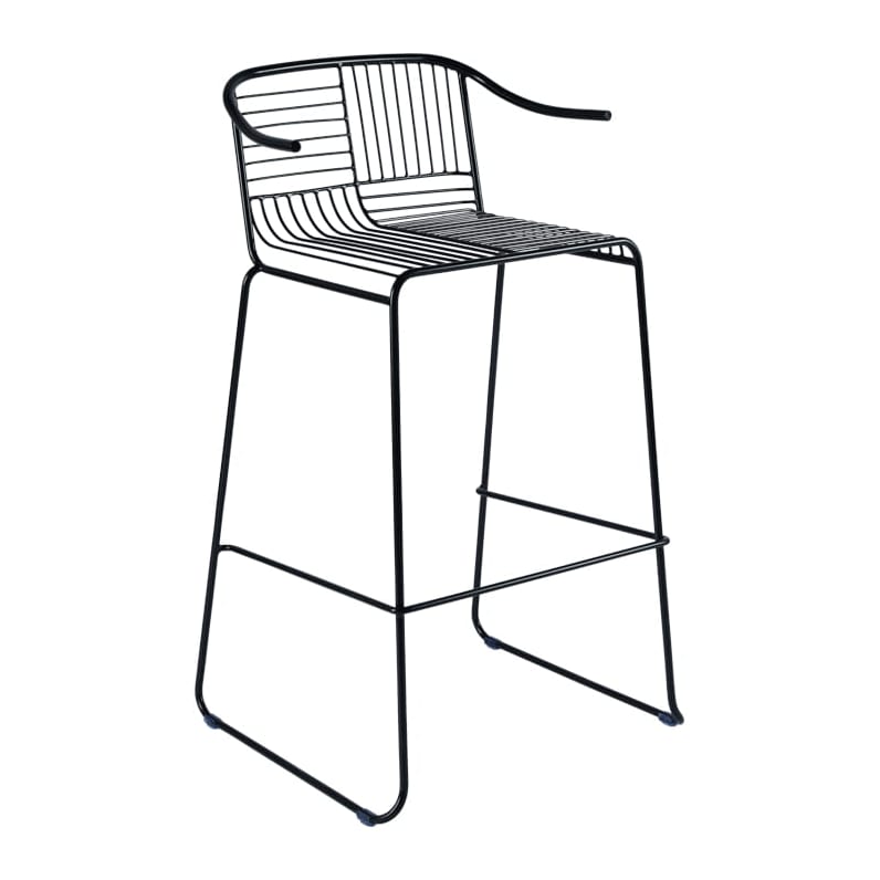 Torii Arm Barstool - Sled Leg, barstool, view 1 of 5