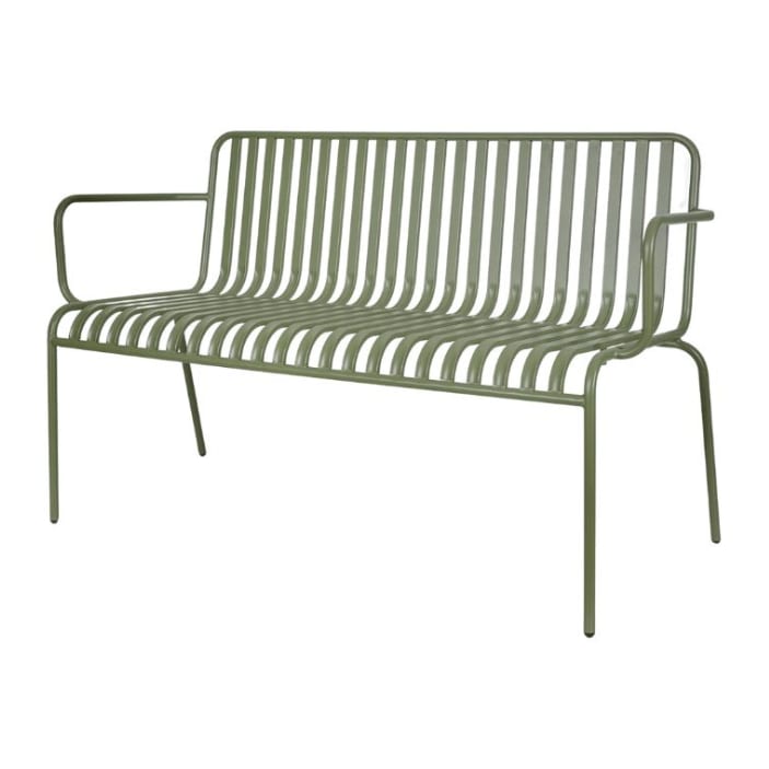 Fence Bench with Armrest & Backrest, view 1 of 5