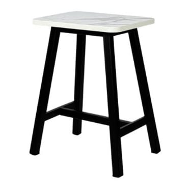 Kopitiam Rectangular Metal Stool, stool, view 1 of 3