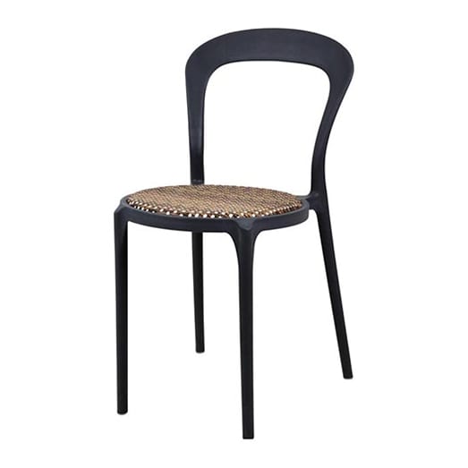 Melrose Chair with Wicker Seat, side chair, view 1 of 2
